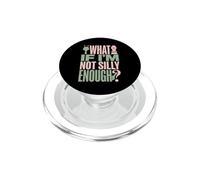 What If I'm Not Silly Enough Funny Retro Goose Men Women Kid PopSockets PopGrip for MagSafe