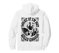 What If I'm Not Silly Enough Funny Retro Goose Men Women Kid Pullover Hoodie