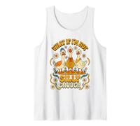 What If I'm Not Silly Enough Funny Retro Goose Men Women Kid Tank Top