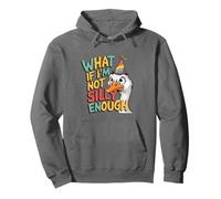 What If I'm Not Silly Enough Goose Bird Humor Quirky Joke Pullover Hoodie