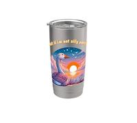 What if I'm not Silly Enough? Silly Goose Pondering self wor Stainless Steel Insulated Tumbler