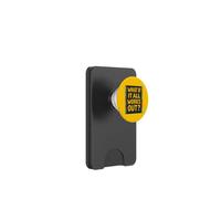 What If It All Works Out Positive Mindset Design PopSockets PopWallet for MagSafe