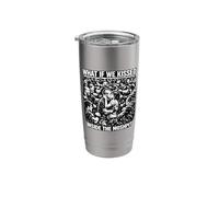 What If We Kissed Inside The Moshpit Funny Rave Techno EDM Stainless Steel Insulated Tumbler