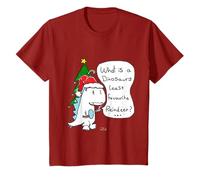 What is a Dinosaur's least favourite Reindeer? Funny Xmas T-Shirt