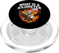 What Is A Kilometer Funny 4th Of July George Washington PopSockets PopGrip for MagSafe