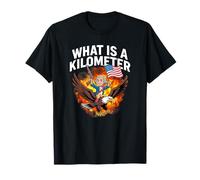 What Is A Kilometer Funny 4th Of July George Washington T-Shirt