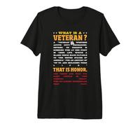 What is A Veteran that is Honor Premium T-Shirt