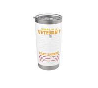What is A Veteran that is Honor Stainless Steel Insulated Tumbler