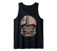 What is A Veteran that is Honor Veterans Day Patriotic US Tank Top
