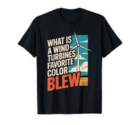 What is A Wind Turbines Favorite Color Blew, Windmill Tech T-Shirt