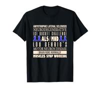 What is ALS? Words associated with ALS awareness MND Neuron T-Shirt