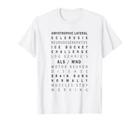 What is ALS? Words Associated with ALS Consciousness T-Shirt