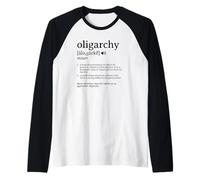 What is an Oligarchy Definition Political Activist Minds Raglan Baseball Tee