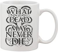 What is Dead May Never Die Ironborn Ceramic Mug White