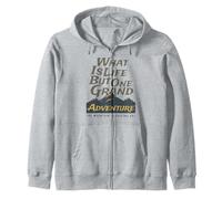 What Is Life But One Grand Adventure Mountain Calling Us Zip Hoodie