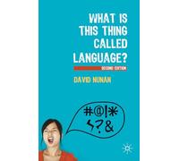 What Is This Thing Called Language?