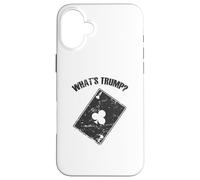 What is Trump? Euchre Card Game Cards Case for iPhone 16 Plus