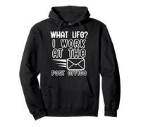 What life i work at the post office gift for Postalworker Pullover Hoodie