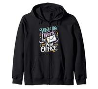What Life I Work For The Post Office Tired Mail Carrier - Zip Hoodie