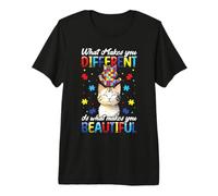 What Makes You Different is What Makes You Beautiful Autism Premium T-Shirt