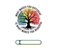 What Makes You Different Is What Makes You Beautiful: Neurodiversity Inspirational Notebook - 6x9 Lined Journal for Students, Autism Awareness, Mental Health & Inclusive Classroom (150 Pages)