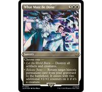 What Must Be Done (Etched Foil) | Universes Beyond: Assassin's Creed