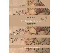 What My Family Should Know: A Book For When I'm Gone, All My Important informations that My Family Needs to know when I'm Die, End of Life Planning Organizer