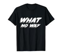 What No Way | Work Mechanic Contractor Build Value Graphic T-Shirt, Men, Black, S