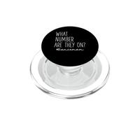 What Number Are They On? Funny Cheer Dance Mom PopSockets PopGrip for MagSafe