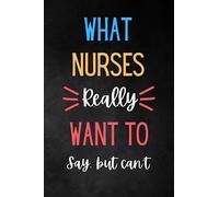 What Nurses Really Want to Say, But Can't Lined Journal