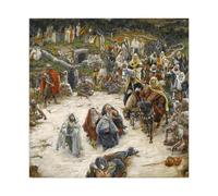 What Our Lord Saw From The Cross by James Tissot Canvas Art Poster And Wall Art Picture Print Modern Family Bedroom Decor Unframe 28x28inch(70x70cm)