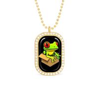 What？Package Is One Frog Custom Photo Necklace Personalized Picture Pendant Memory Jewelry for Women