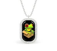 What？Package Is One Frog Custom Photo Necklace Personalized Picture Pendant Memory Jewelry for Women