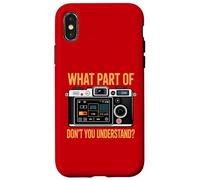 What Part Don’t You Understand? Funny Manual Camera Settings Case for iPhone X/XS