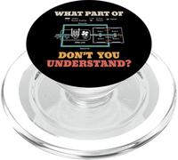 What Part Dont You Understand Funny HVAC Installer PopSockets PopGrip for MagSafe