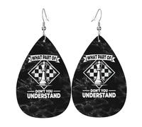 What Part Of Chess Don'T You Understand Women Hook Earring Teardrop Shape Drop Earrings Elegant Earring For Vacation Multiple Piercings Ceremonies