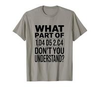 What Part of D4 D5 C4 Dont You Understand Chess T-Shirt