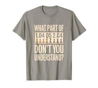 What Part of D4 D5 C4 Dont You Understand Chess T-Shirt
