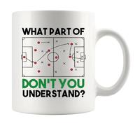 What Part of Don’t You Understand Football Player Gifts for Coach Soccer Lover Gifts for Men Husband Boyfriend Brother Ceramic Mug 11 oz White