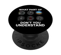 What Part Of Dont You Understand Aviation Pilot Airline PopSockets Adhesive PopGrip