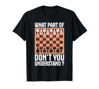 What Part of Don't You Understand Chess Value Graphic T-Shirt, Men, Black, S