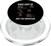 What Part of Don't You Understand Coding Programmer Computer PopSockets PopGrip for MagSafe