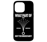 What part of don't you understand Disc Golf Funny Case for iPhone 14 Pro Max