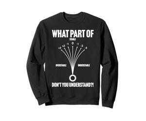 What part of don't you understand Funny Disc Golf Sweatshirt