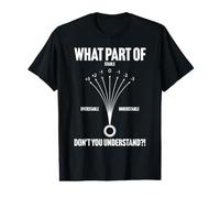 What Part of Don't You Understand Funny Disc Golf Value Graphic T-Shirt