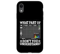 What Part Of Don't You Understand Funny Photographer Camera Case for iPhone XR