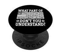 What Part Of Don't You Understand Funny Photographer Camera PopSockets Adhesive PopGrip