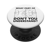 What Part Of Don't You Understand Funny Soccer Coach Tactics PopSockets Adhesive PopGrip