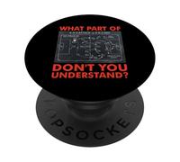 What Part Of Don't You Understand Funny Soccer Coach Tactics PopSockets Adhesive PopGrip