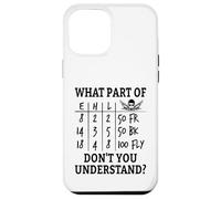What Part Of Don't You Understand Funny Swimmer Swimming Case for iPhone 12 Pro Max